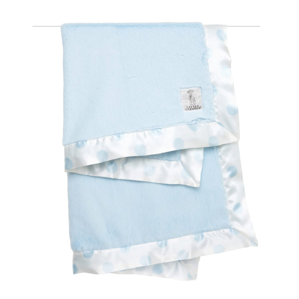 Luxe™ New Dot Baby Blanket (Blue)